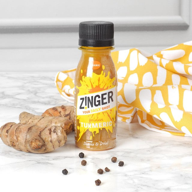 James White Zinger Organic Golden Turmeric Shot 70ml (British brand)