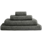 M&S Cotton Quick Dry Face Towels Charcoal Pack of 2, imported from the UK