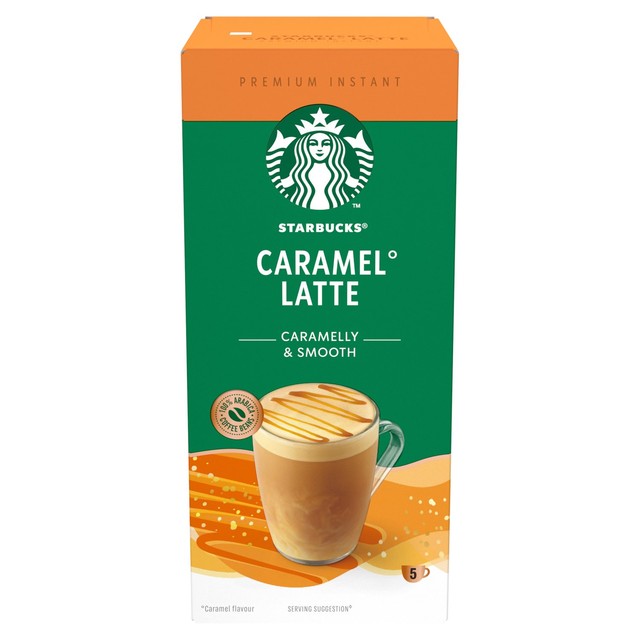 Starbucks caramel latte instant coffee sachets (British brand)
