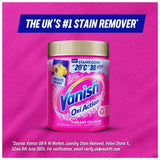 Vanish Oxi Action Fabric Stain Remover Powder Colours 2.4kg (British brand)