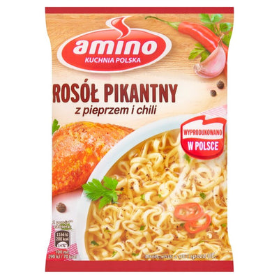 Amino Soupe instantanée saveur poulet épicé 58g