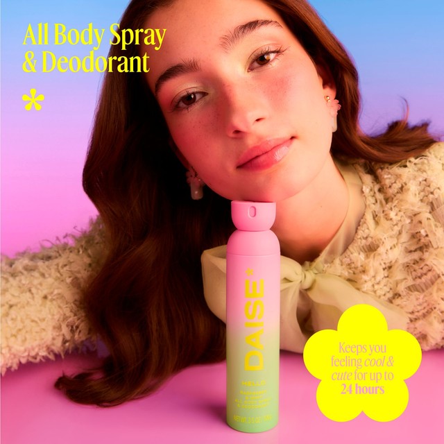 DAISE raspberry mint body spray - British product