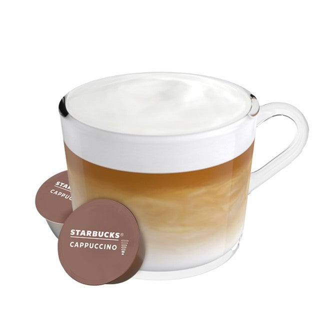 Starbucks cappuccino coffee pods (British brand)