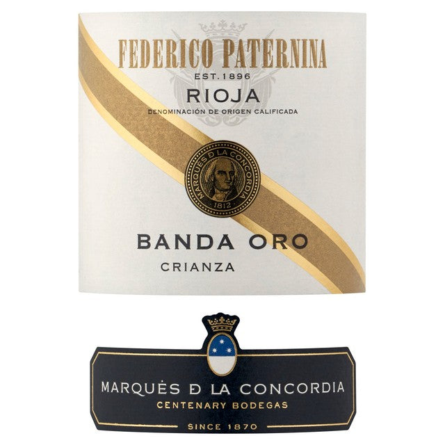 Federico Paternina red wine Banda Oro Rioja Crianza 75cl - British product