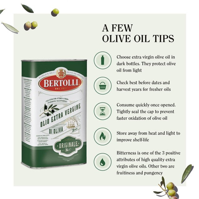 Bertolli extra virgin olive oil originale 3L - British product