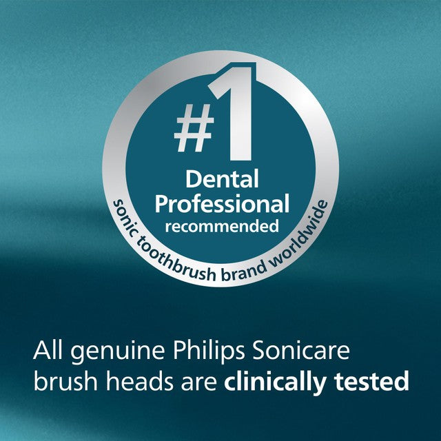 Philips toothbrush replacement head white 3 pack, imported from the UK