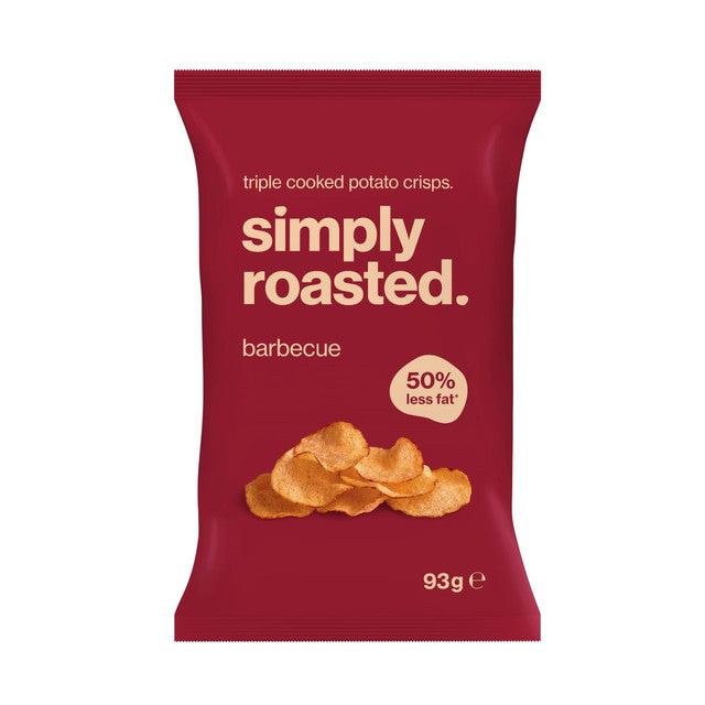 Simply Roasted Barbecue potato crisps 93g (British brand)