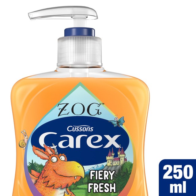 Carex ZOG Fiery Fresh antibacterial hand wash 250ml - British product