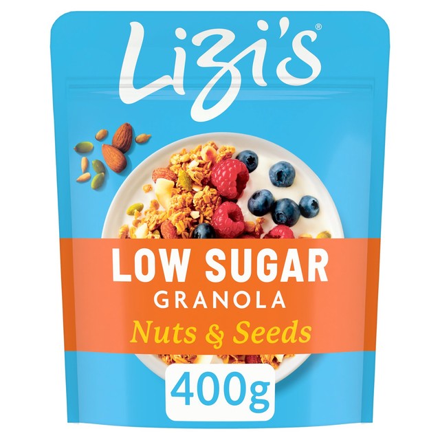 Lizi's Low Sugar Nuts and Seeds Granola 400g, UK version