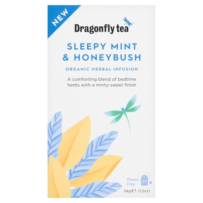 M&S Dragonfly Tea Sleepy Mint & Honeybush Bio Kräuteraufguss 20 Beutel- Online kaufen bei McGrocer