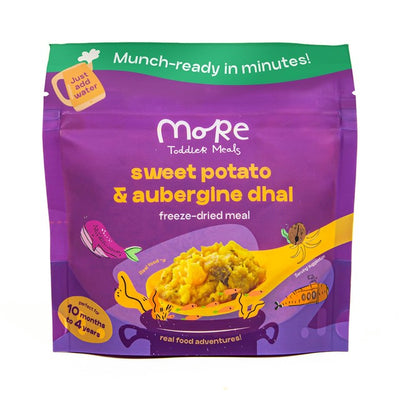 Plat Dhal Patate Douce Aubergine More Toddler Meals 150g