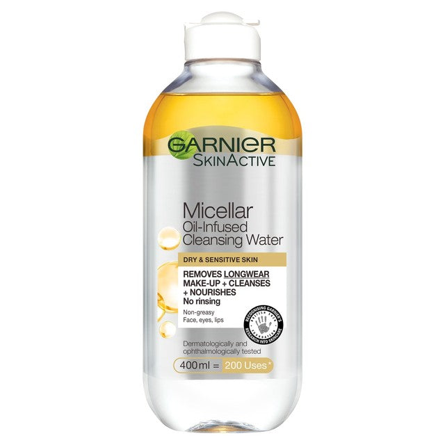 Garnier micellar oil infused cleansing water 400ml, UK version