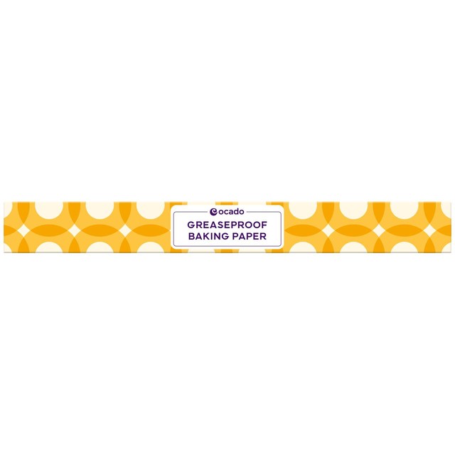Ocado greaseproof baking paper 380mm wide, imported from the UK