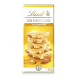Lindt Les Grandes Almond White Chocolate Bar 150g, UK version