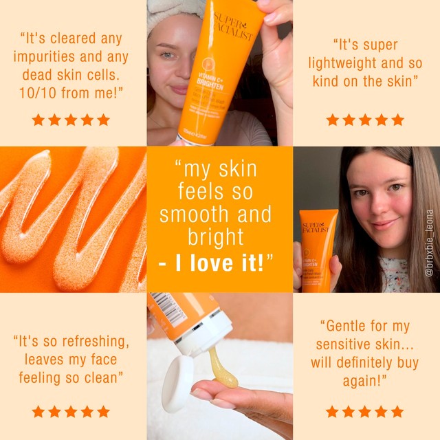 Super Facialist Vitamin C Polishing Face Wash 125ml (British brand)