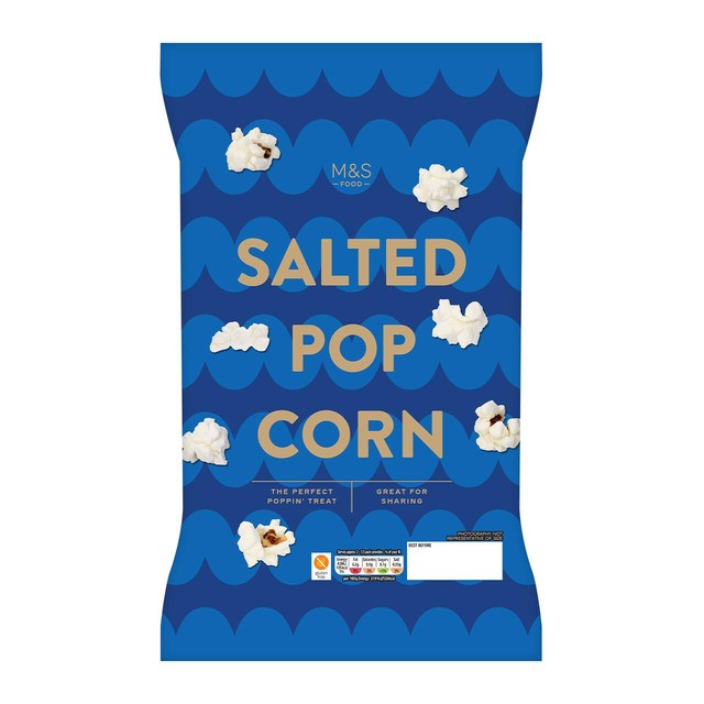 M&S salted popcorn 65g (British brand)