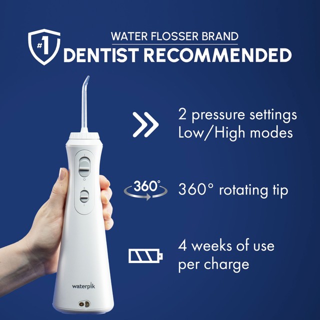 Waterpik Cordless Plus white water flosser (British brand)