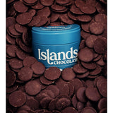 Islands 75% dark chocolate buttons 200g, UK version