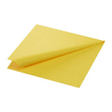 Duni yellow paper party napkins 125 pack (British brand)
