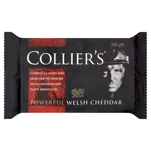 Colliers Powerful Welsh Cheddar 350g - British product