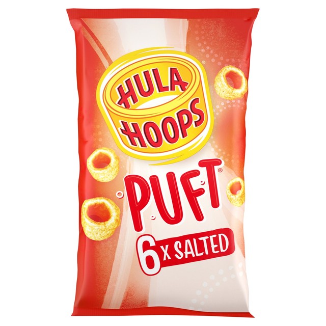 Hula Hoops salted crisps multipack, UK version