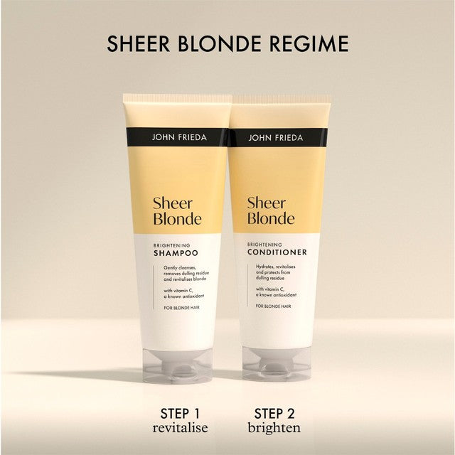 John Frieda Sheer Blonde Brightening shampoo, UK version