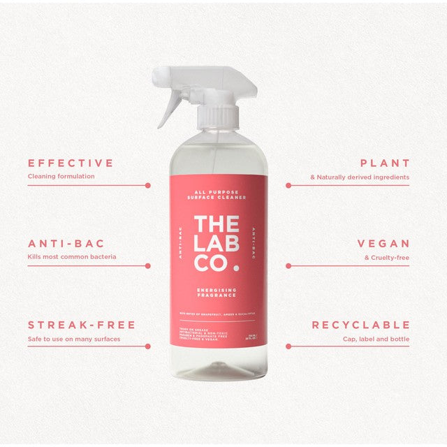 The Lab Co. All Purpose Cleaner Energising 750ml (British brand)