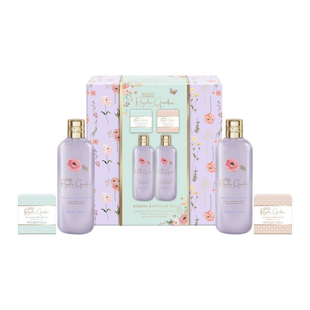 Baylis and Harding Lavender Rosehip Tea bath set - British product