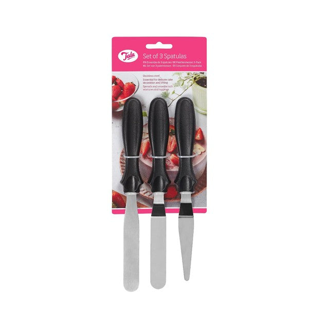 Tala 3 Icing Spatulas set of 3 for baking (British brand)
