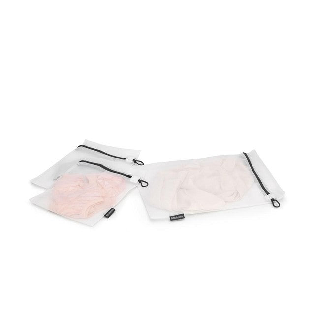 Brabantia white wash bags set of 3 - British product