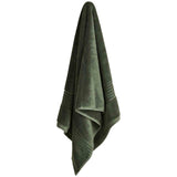 M&S luxury Egyptian cotton face towel moss green - British product