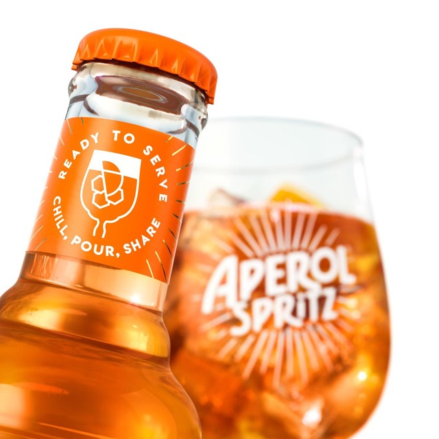 Aperol Spritz Ready to Serve cocktail 4 x 200ml - British product