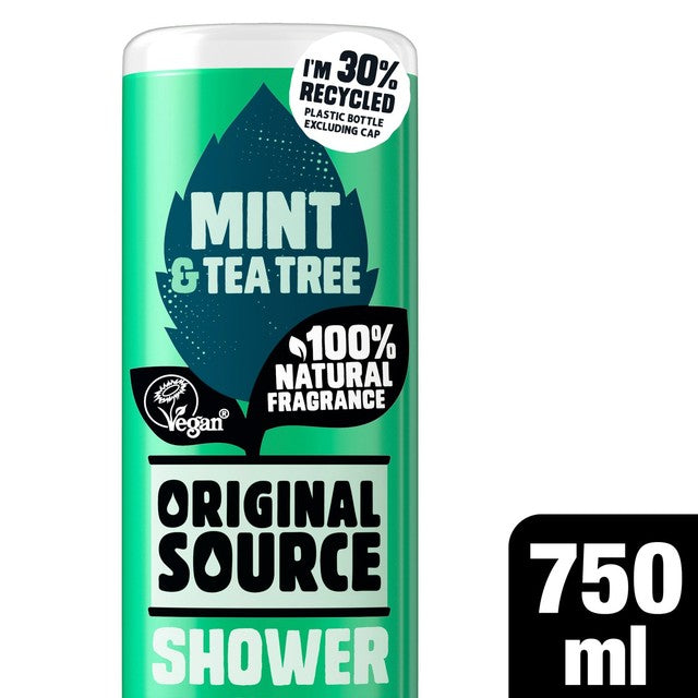 Original Source Mint Tea Tree Shower Gel 750ml, imported from the UK