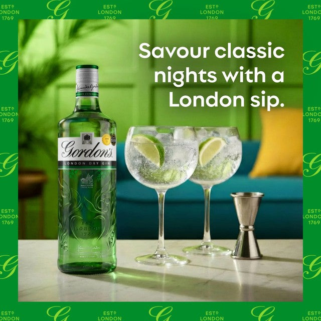 Gordon's London dry gin 1L, UK version