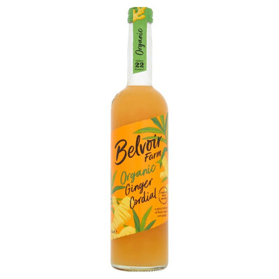 M&S Belvoir Organic Ginger Cordial 500ml- Buy online at McGrocer