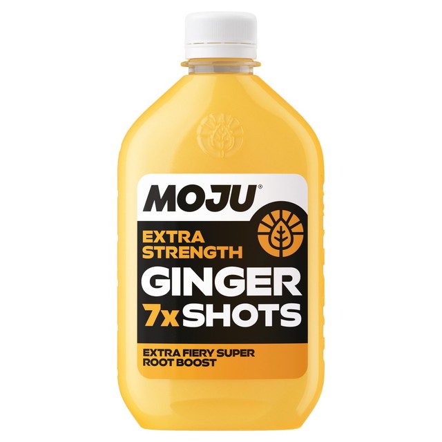 Moju Ginger Extra Strength Shot 420ml, imported from the UK
