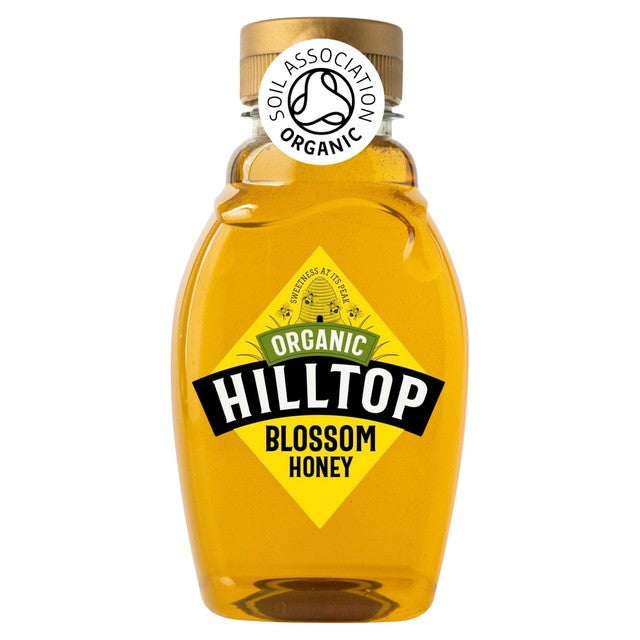 Hilltop Honey organic blossom honey 340g, UK version