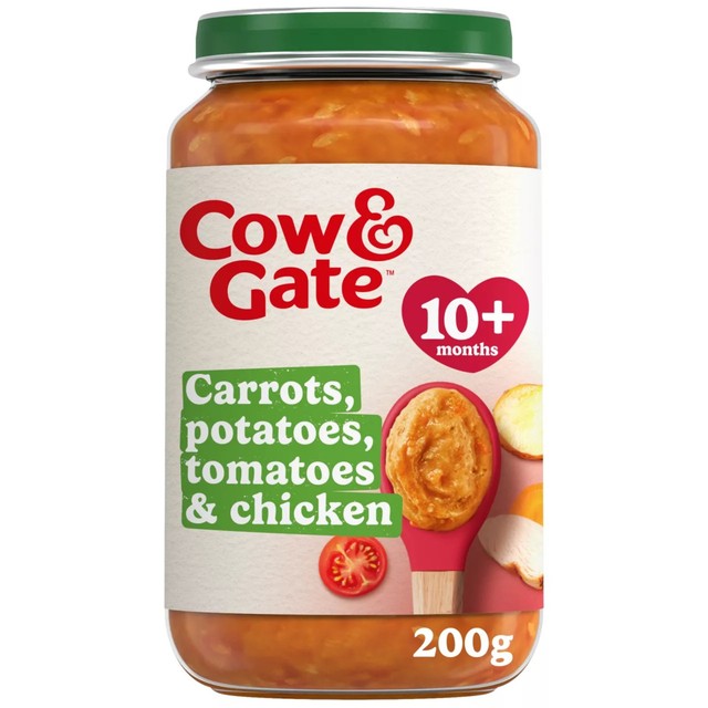 Cow & Gate carrot chicken baby food 200g - British product