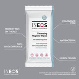 INEOS alcohol-based sanitising wipes 15 per pack, UK version