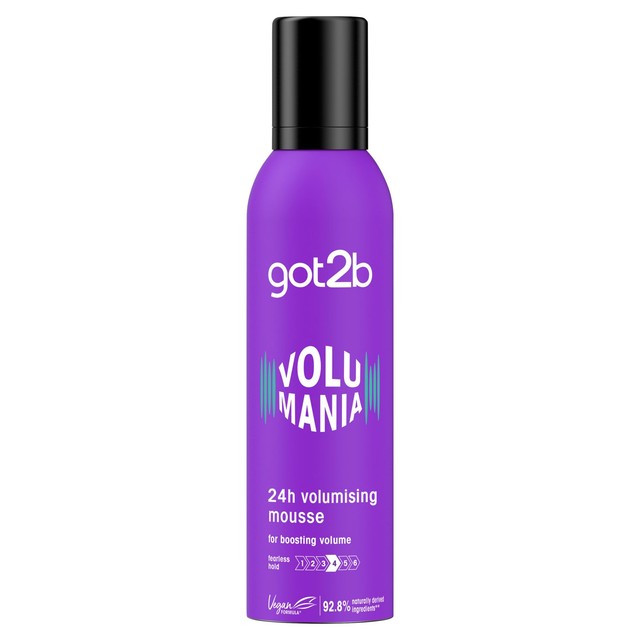 Schwarzkopf got2b Volumaniac hair mousse 250ml (British brand)