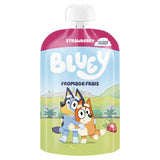 Yeo Valley Bluey strawberry yogurt pouch 85g (British brand)