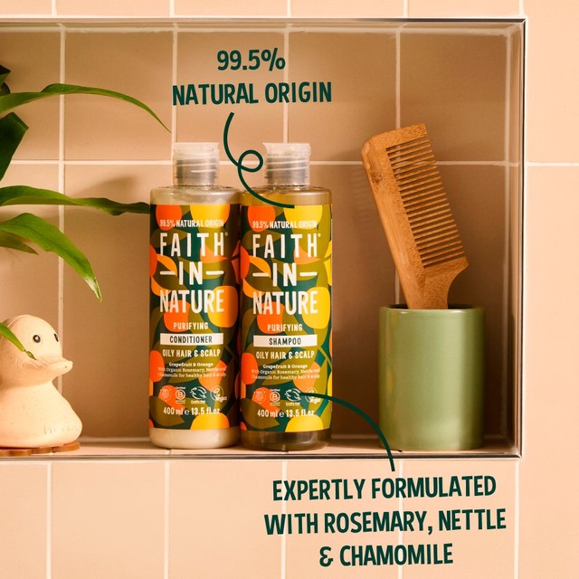 Faith in Nature grapefruit and orange shampoo 400ml - British product