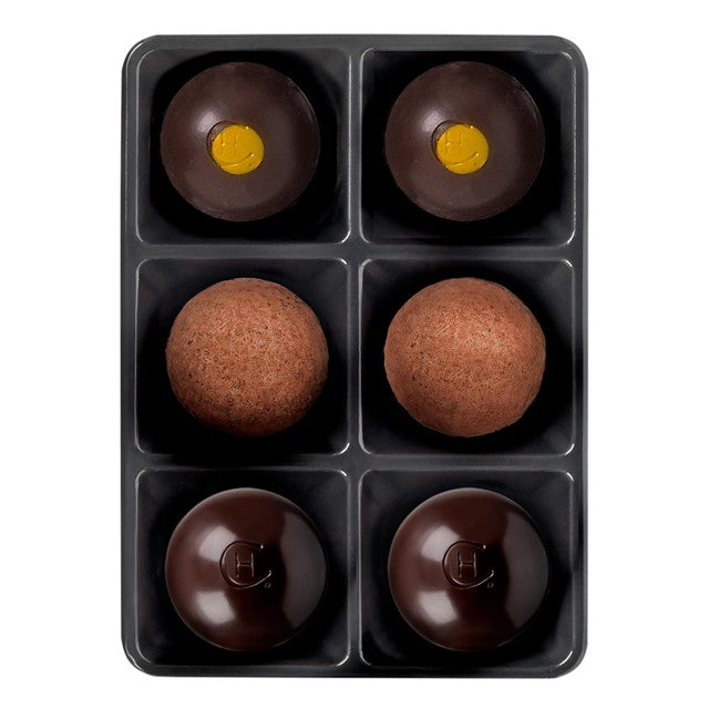 Hotel Chocolat dark chocolate truffles selector 65g, UK version