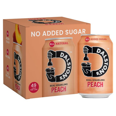M&S Dalston's Fersken Brus 4 x 330ml- Kjøp online hos McGrocer