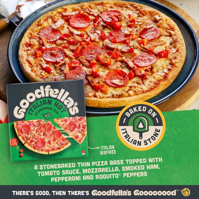 Pizza Surgelée Goodfella's Stonebaked Thin Italian Hot 353g