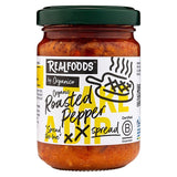 Realfoods organic roasted pepper spread 140g, imported from the UK