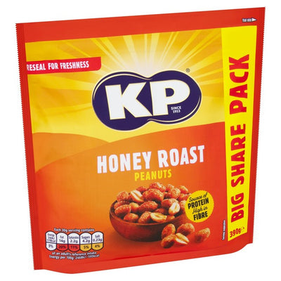 M&S KP Nuts Honig geröstete Erdnüsse Snack 390 g - Jetzt bei McGrocer kaufen