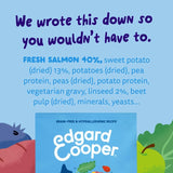 Edgard & Cooper grain-free salmon dry dog food 2.5kg (British brand)