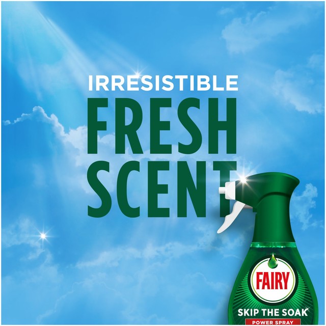 Fairy Skip the Soak Power Spray Fresh dishwashing spray 500ml - British product