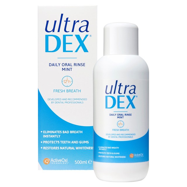 UltraDEX Daily Oral Rinse Mint 500ml (British brand)